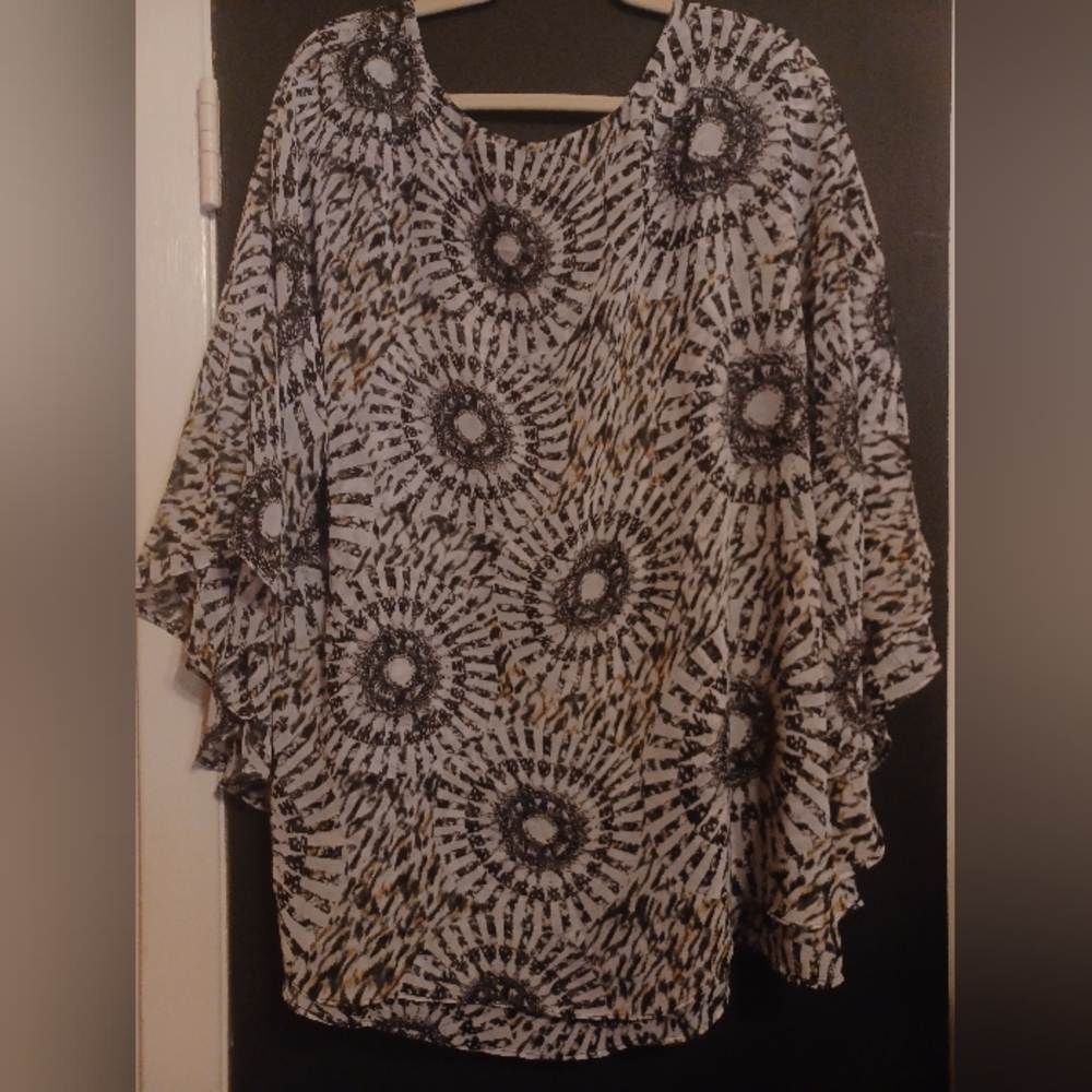 Bohemian Patterned Poncho